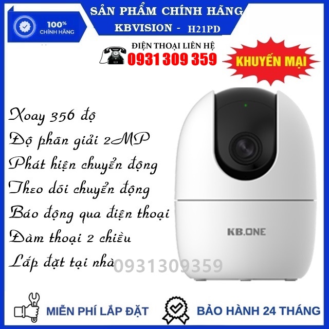 CAMERA WIFI KBVISION H21PD